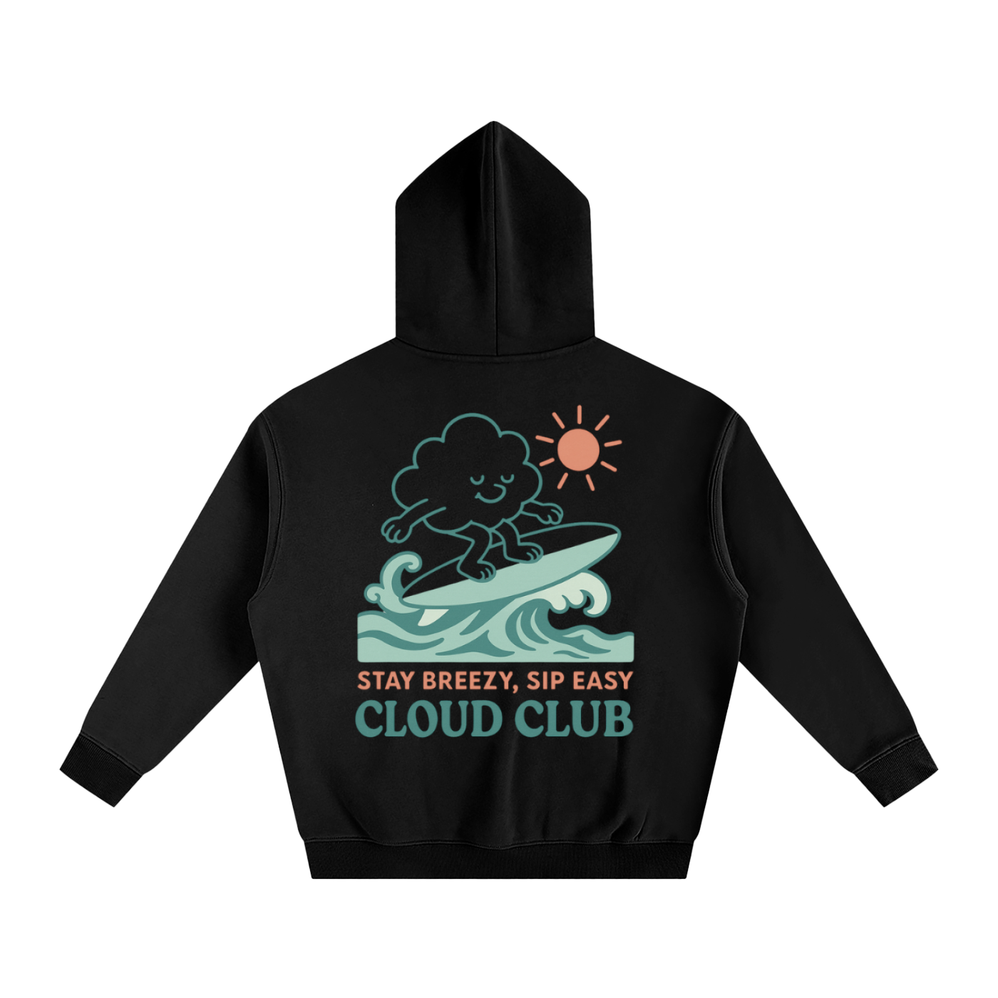 Cloud Club - Oversize Fleeced Hoodie