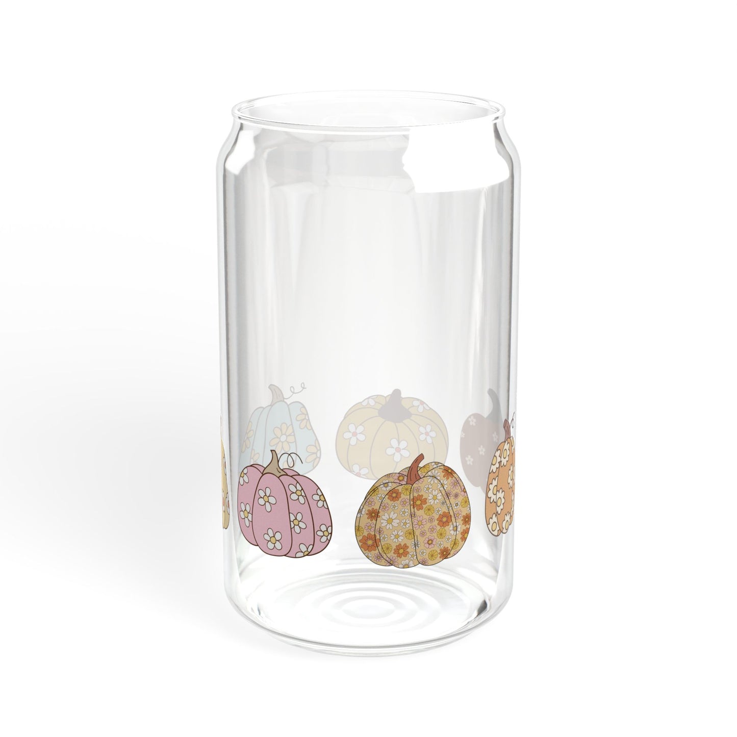 Charming Pumpkin Sipper Glass
