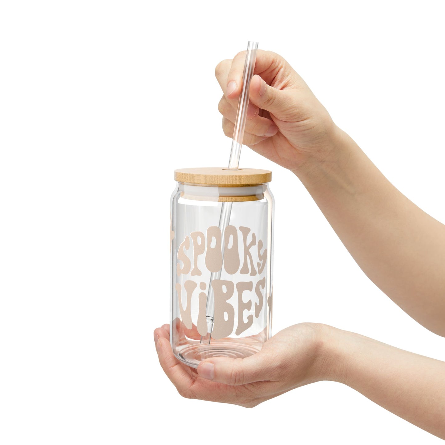 Spooky Vibes Sipper Glass