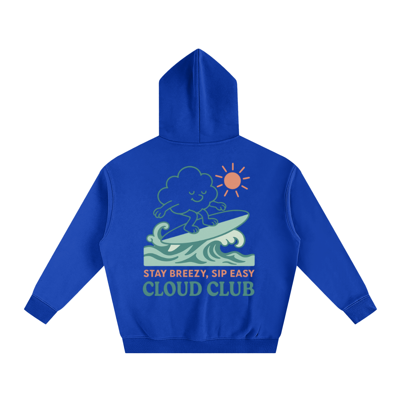 Cloud Club - Oversize Fleeced Hoodie