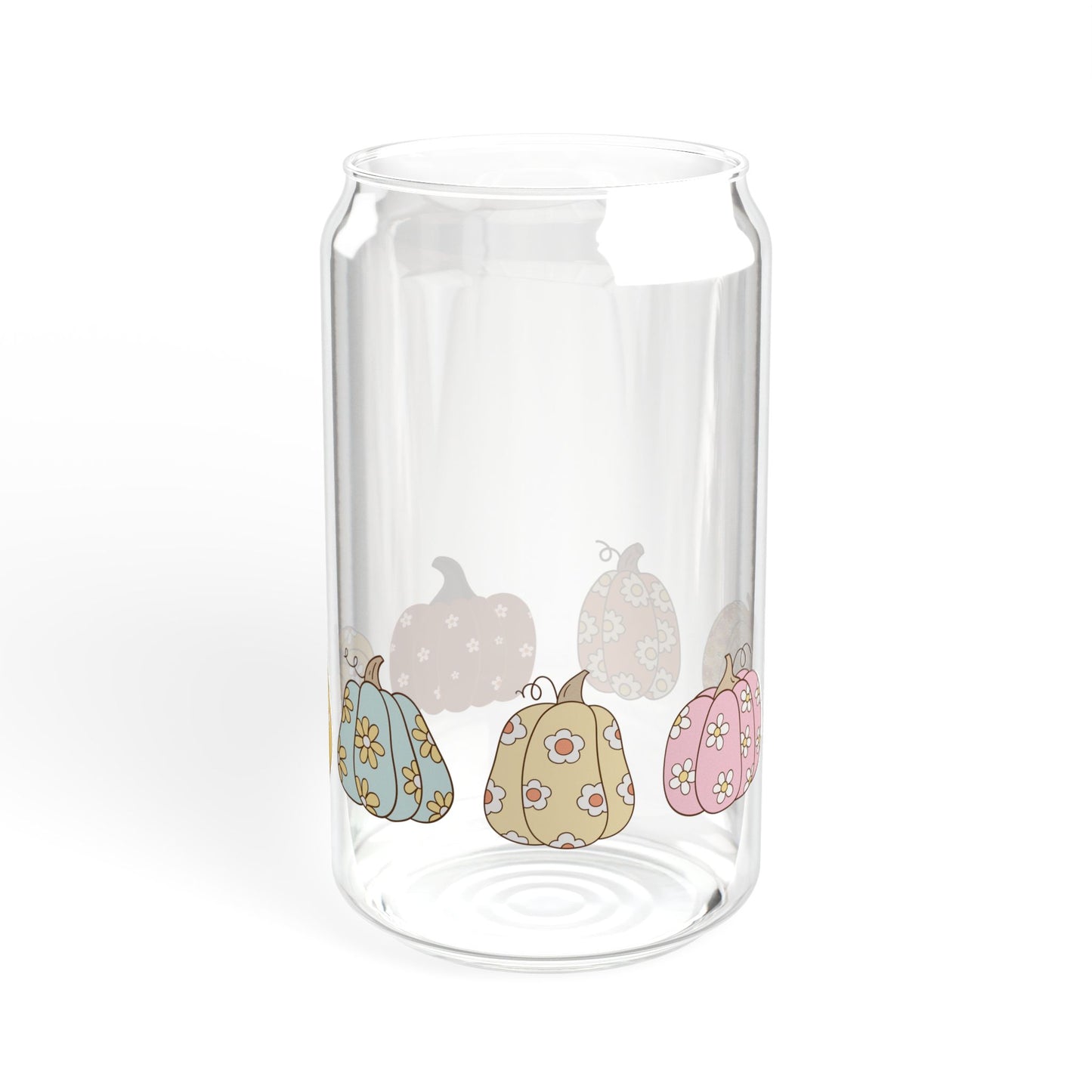 Charming Pumpkin Sipper Glass