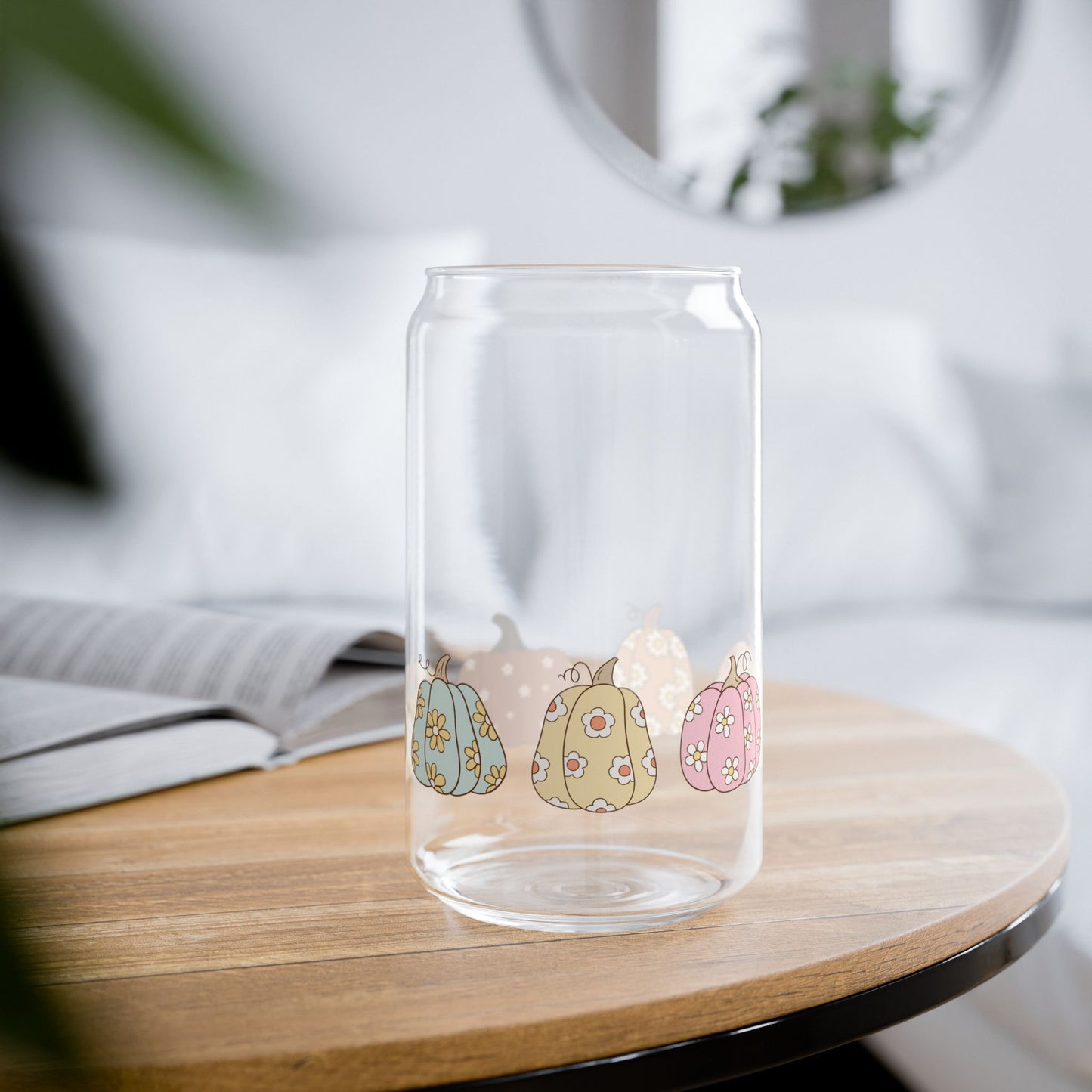 Charming Pumpkin Sipper Glass