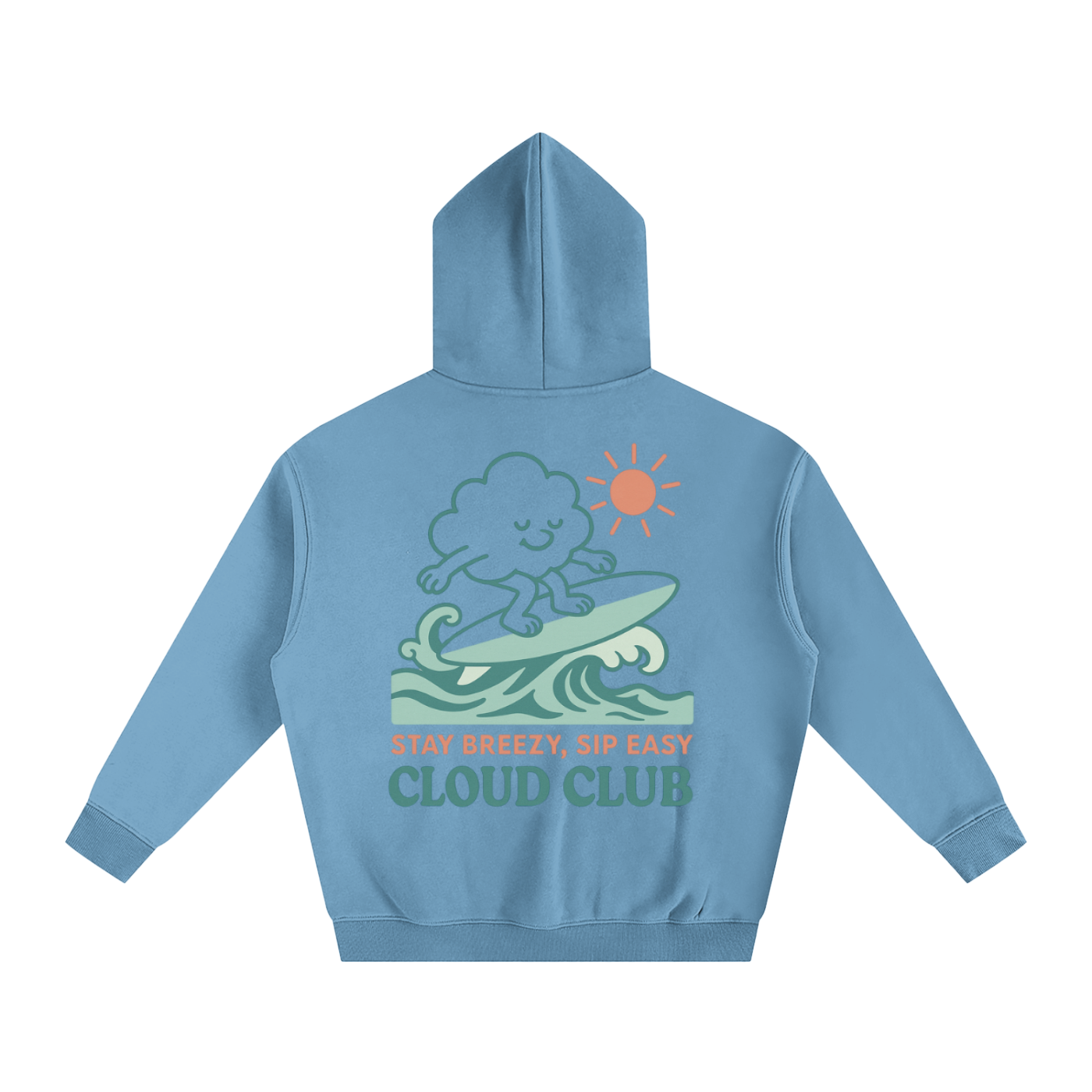 Cloud Club - Oversize Fleeced Hoodie