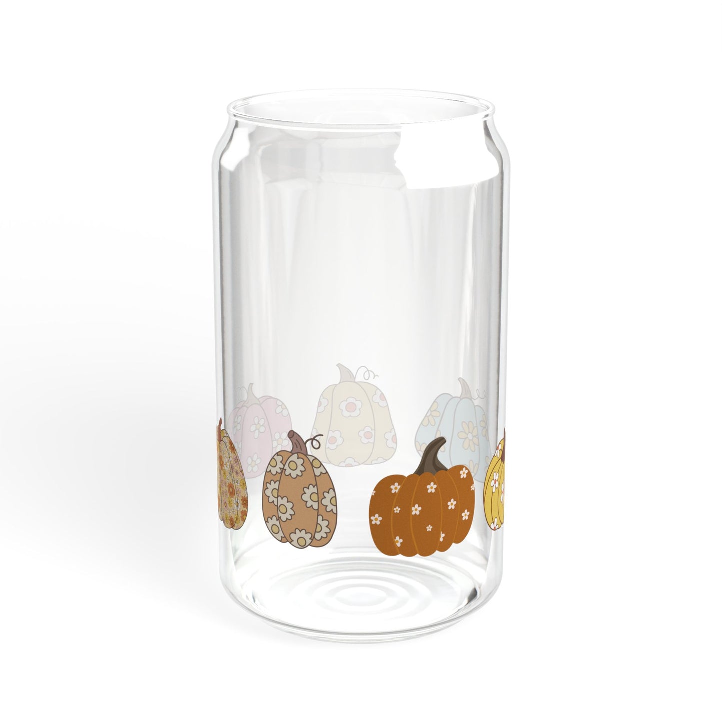 Charming Pumpkin Sipper Glass