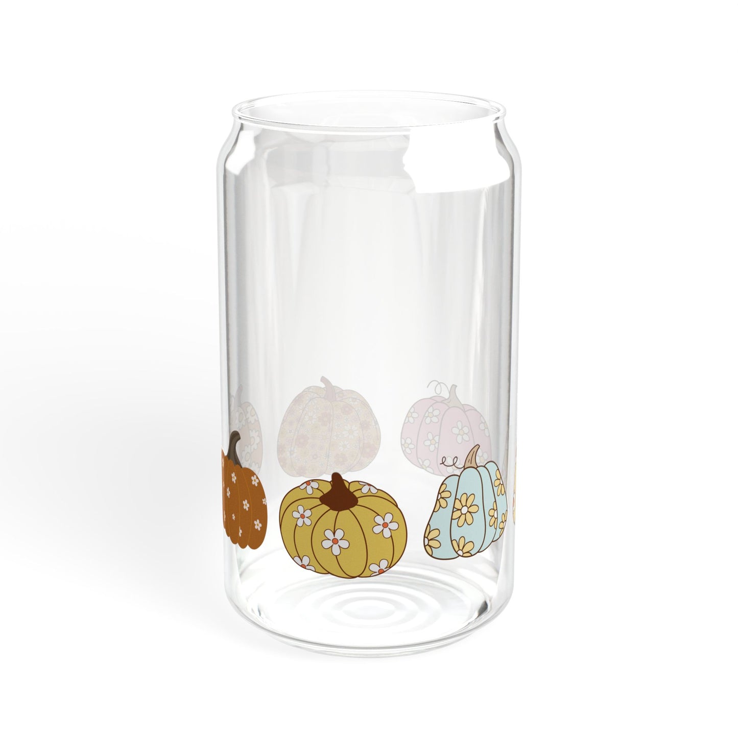 Charming Pumpkin Sipper Glass