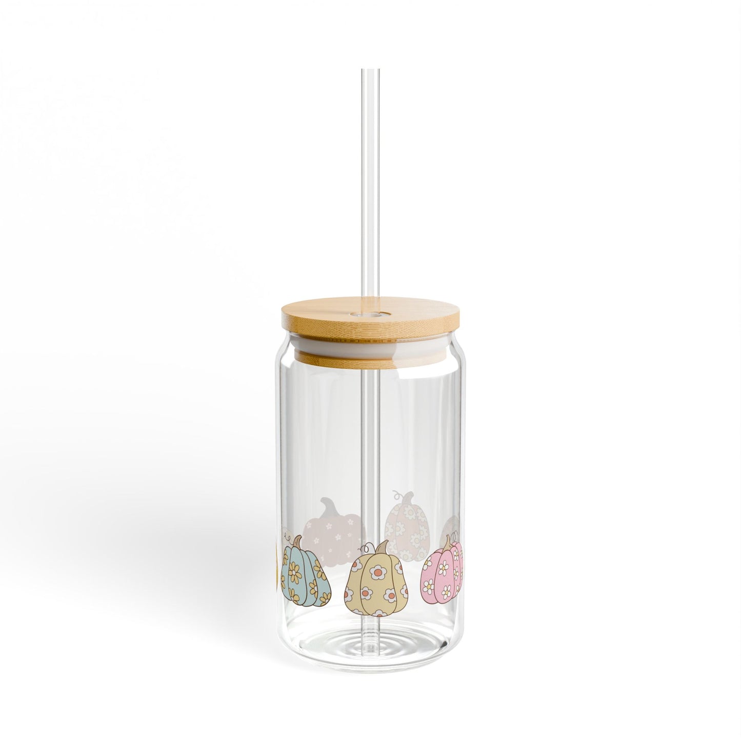 Charming Pumpkin Sipper Glass