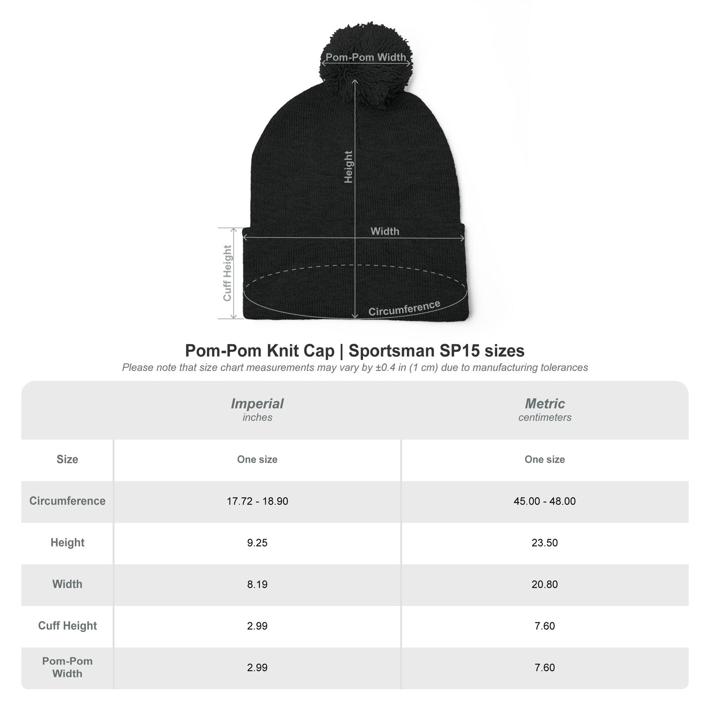 Knit Cap with PFR Coffee