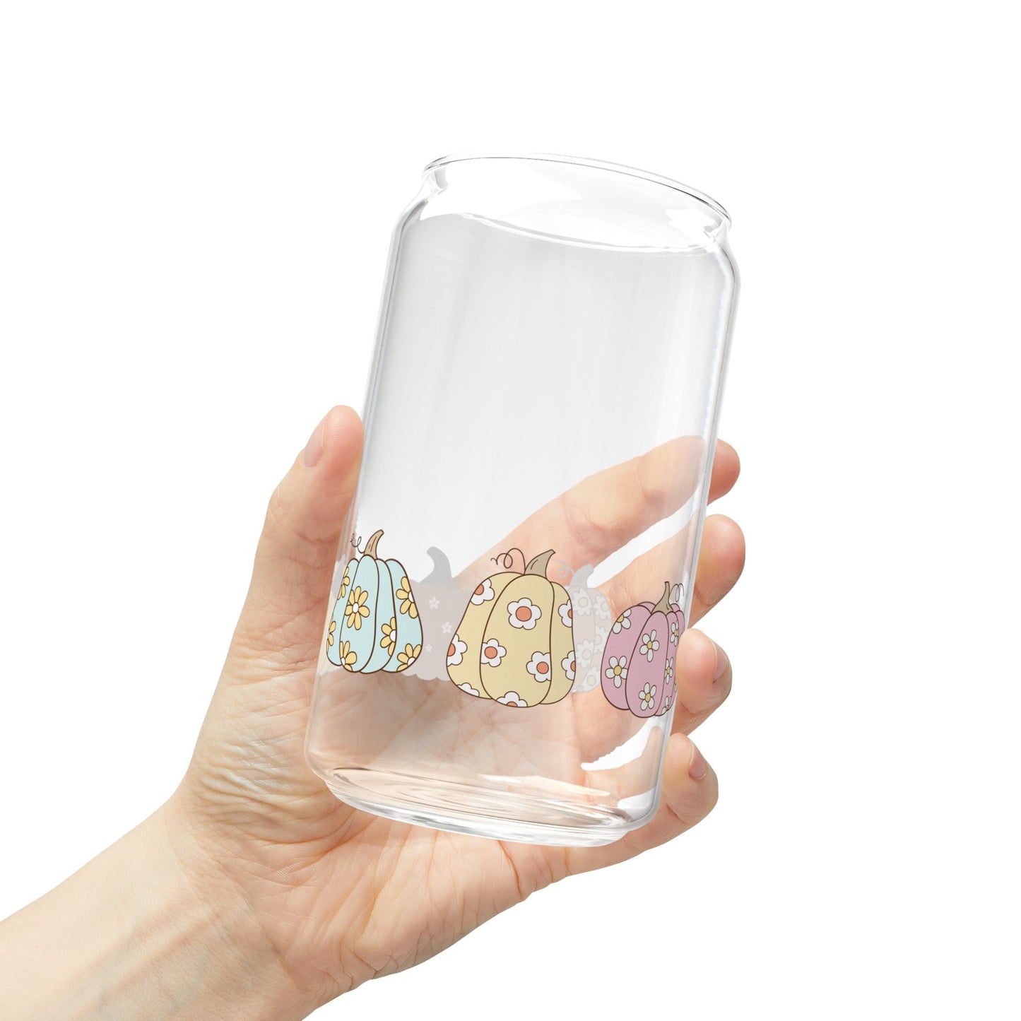 Charming Pumpkin Sipper Glass