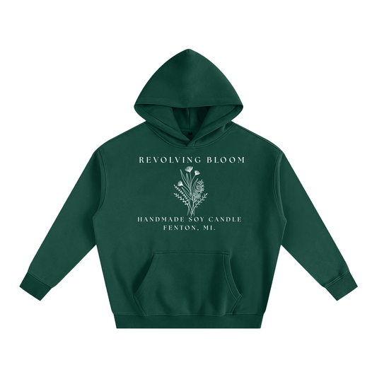 Fleeced Hoodie- Revolving Bloom