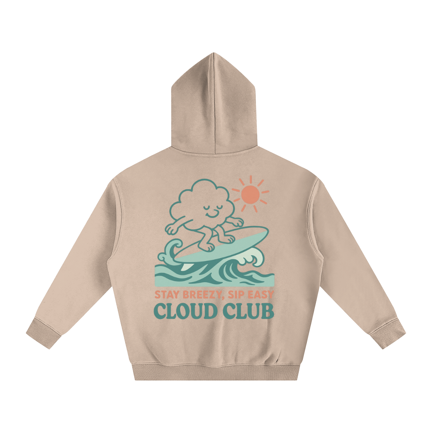 Cloud Club - Oversize Fleeced Hoodie